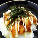 【山形ホルモン】を使った【簡単味噌マヨホルモン丼】